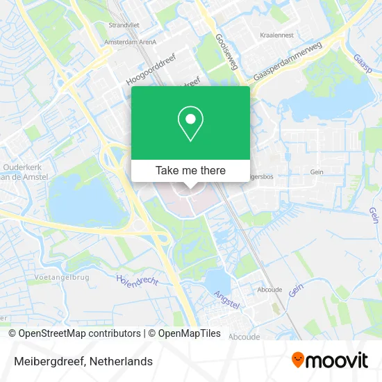 Meibergdreef map