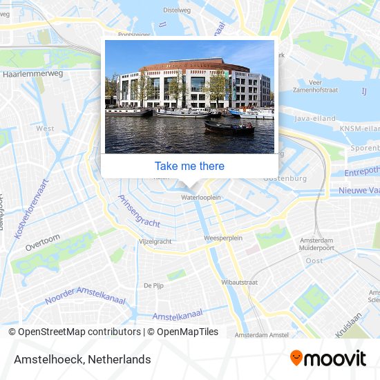 Amstelhoeck map