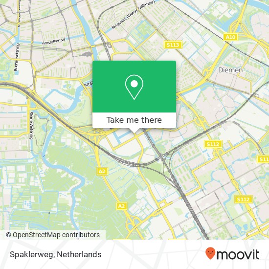 Spaklerweg map