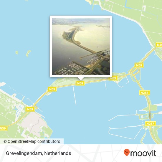 Grevelingendam map