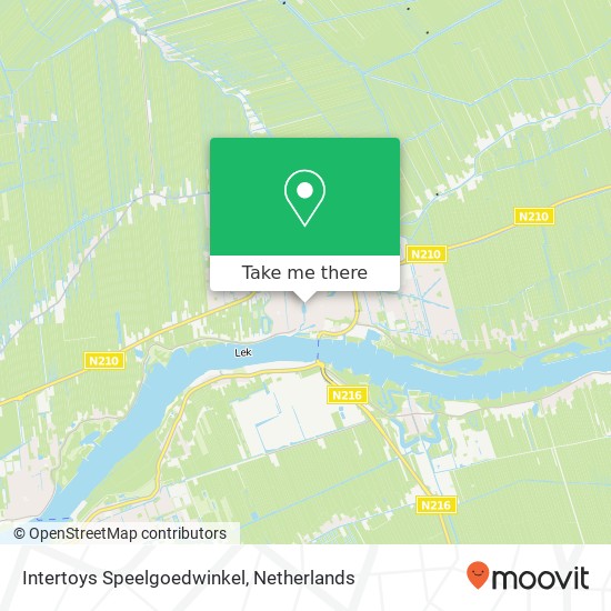 Intertoys Speelgoedwinkel map