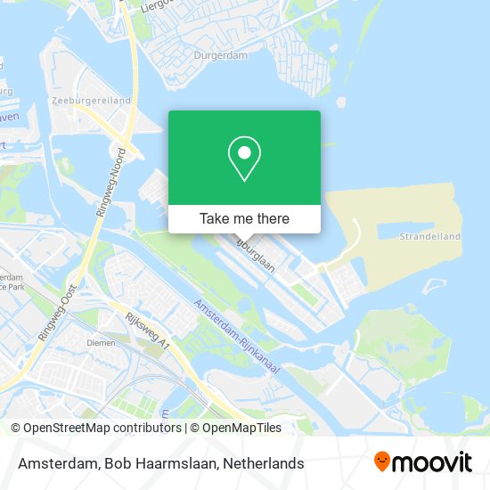 Amsterdam, Bob Haarmslaan Karte