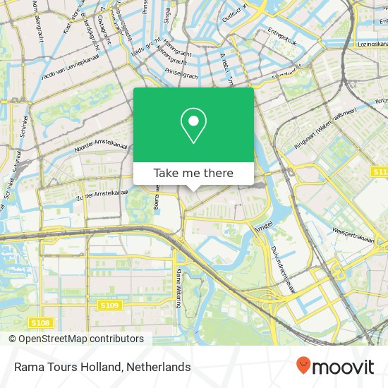 Rama Tours Holland map