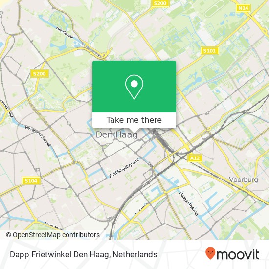 Dapp Frietwinkel Den Haag map