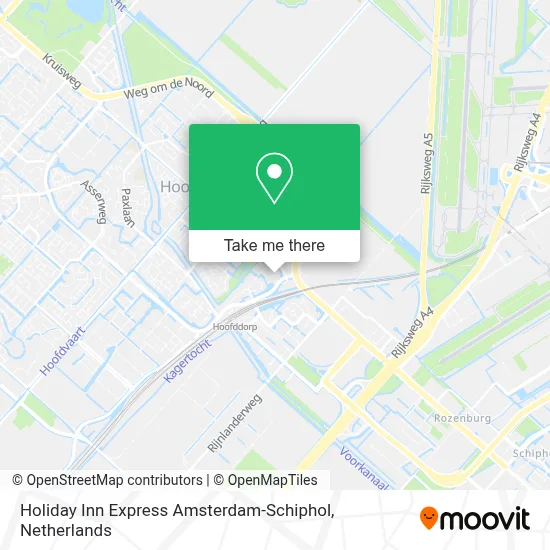 Holiday Inn Express Amsterdam-Schiphol map