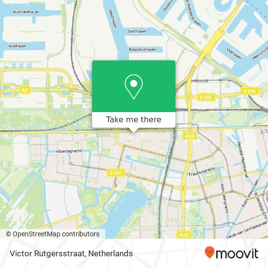 Victor Rutgersstraat map