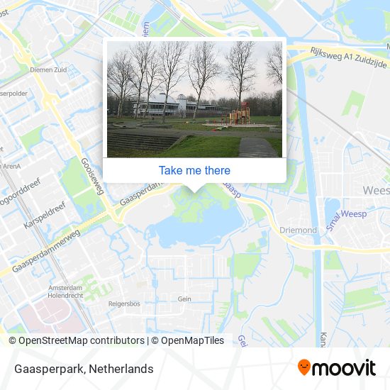 Gaasperpark map