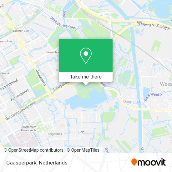 Gaasperpark map