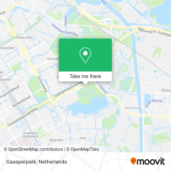 Gaasperpark map