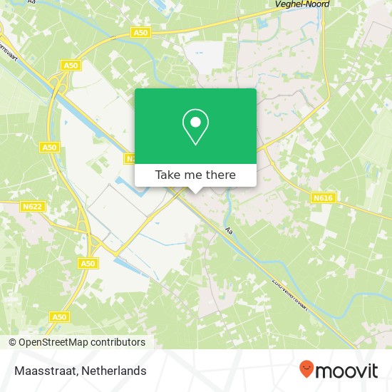 Maasstraat map