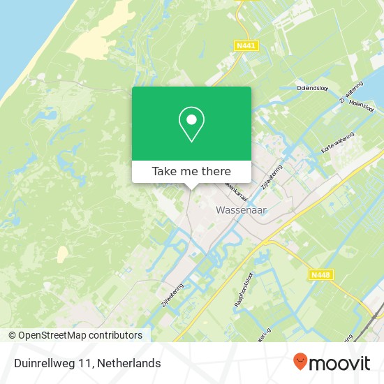 Duinrellweg 11 map