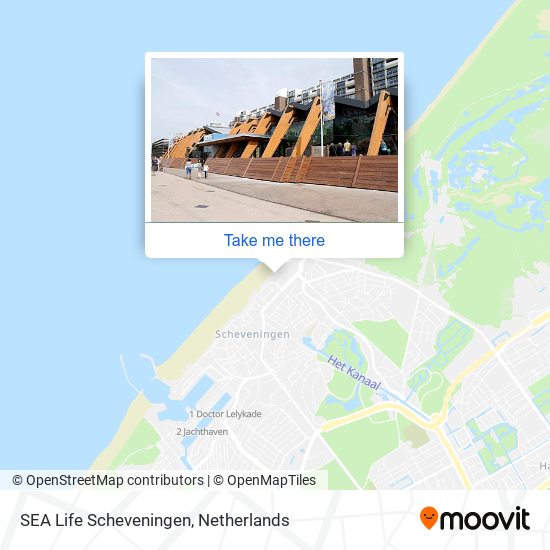 SEA Life Scheveningen map