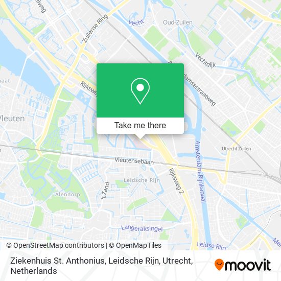 Ziekenhuis St. Anthonius, Leidsche Rijn, Utrecht map