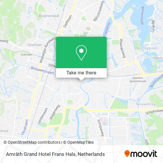 Amrâth Grand Hotel Frans Hals map