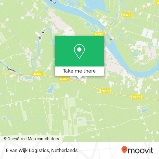 E van Wijk Logistics map