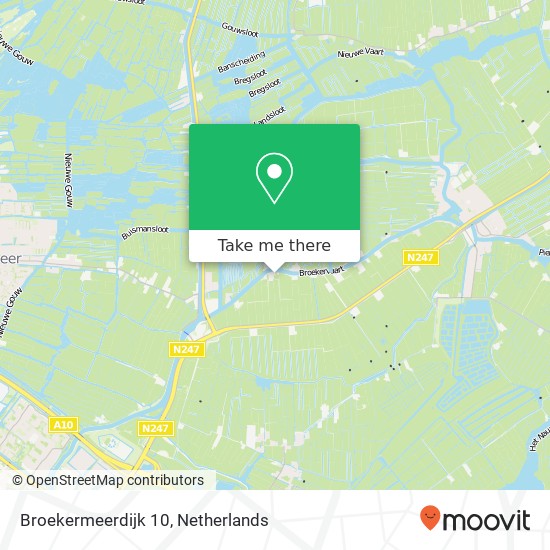 Broekermeerdijk 10 map