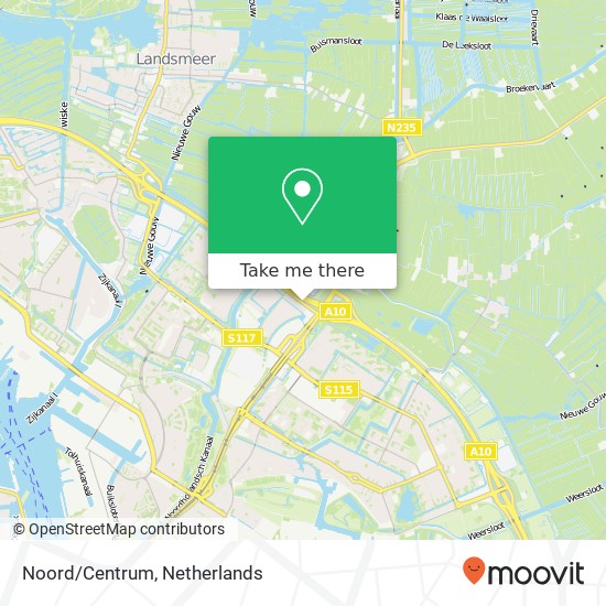 Noord/Centrum map