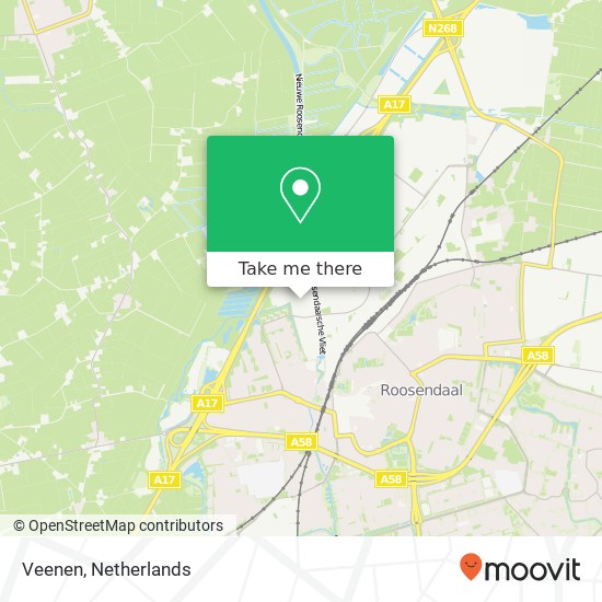 Veenen map