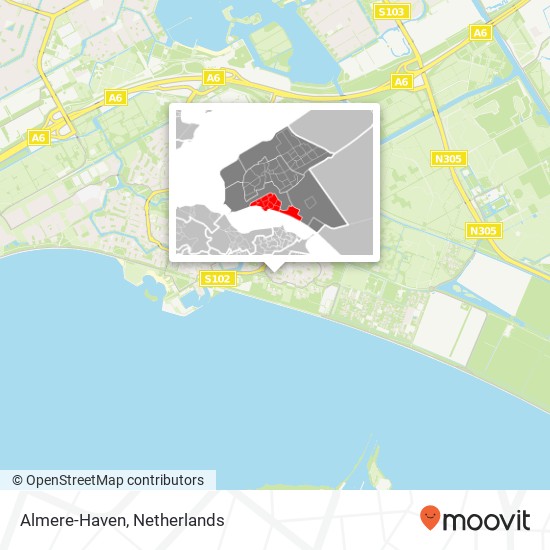 Almere-Haven map