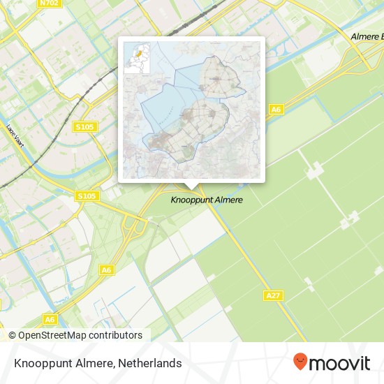 Knooppunt Almere Karte