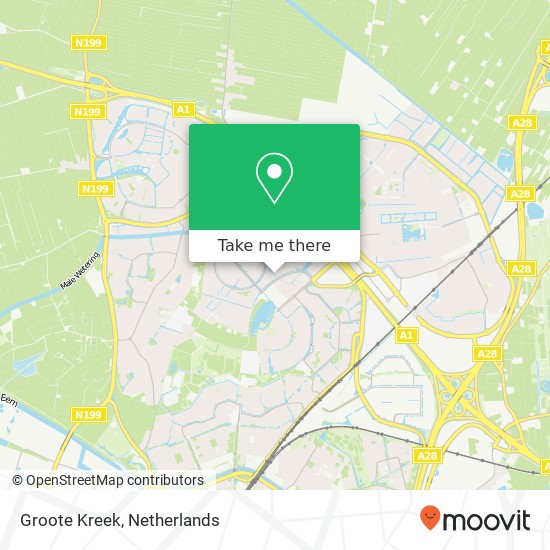 Groote Kreek map