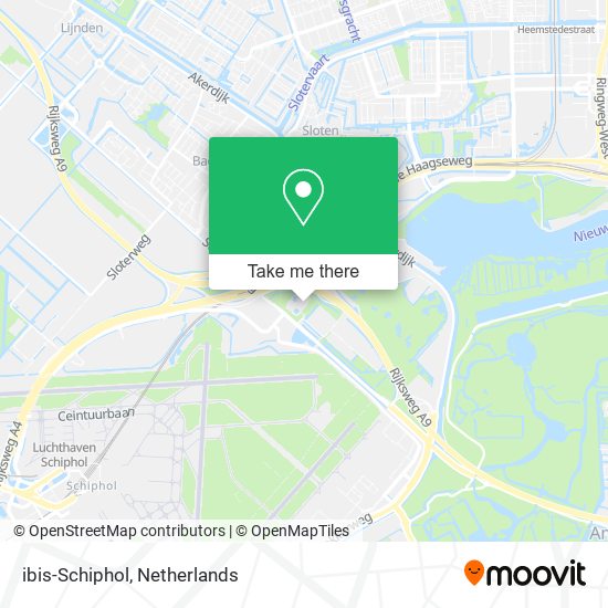ibis-Schiphol map