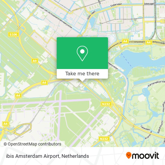 ibis Amsterdam Airport map