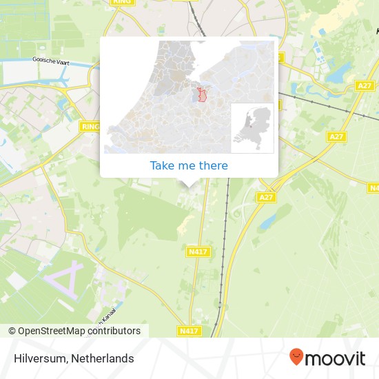 Hilversum map