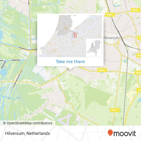 Hilversum Karte