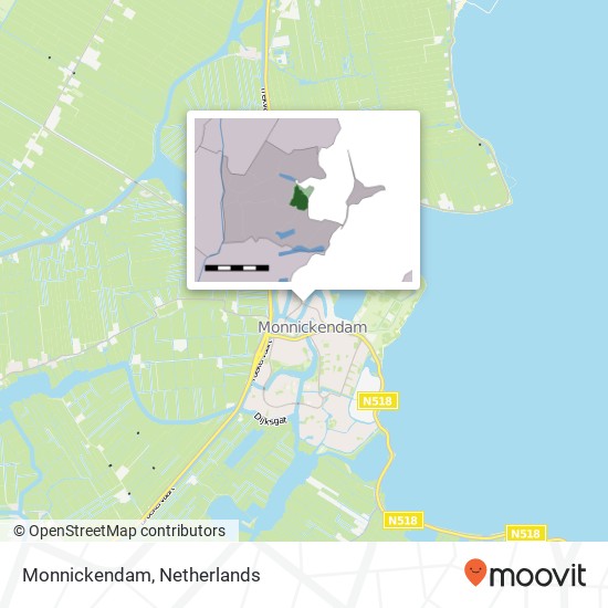 Monnickendam Karte