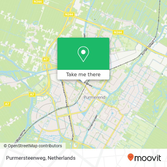 Purmersteenweg map