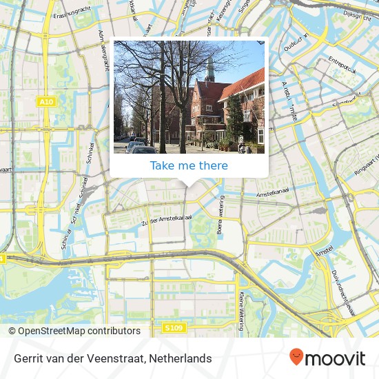 Gerrit van der Veenstraat map