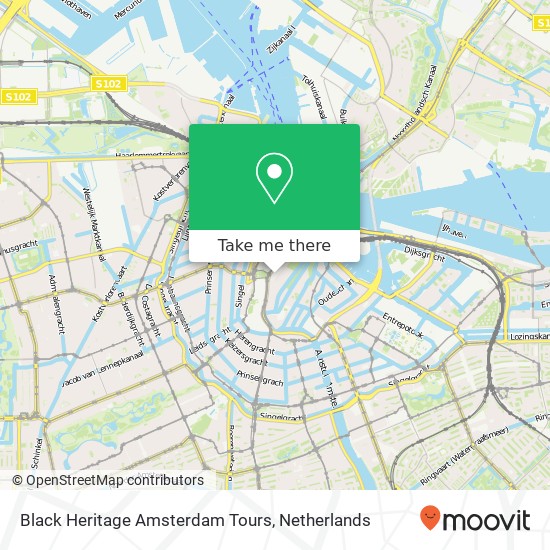 Black Heritage Amsterdam Tours Karte