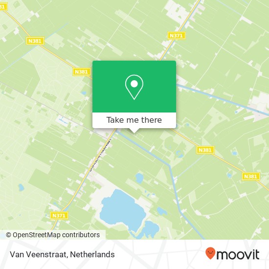 Van Veenstraat map