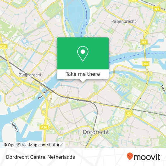 Dordrecht Centre map