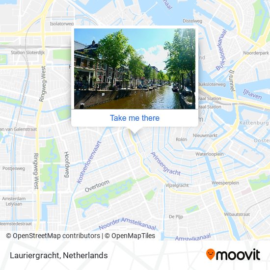 Lauriergracht map