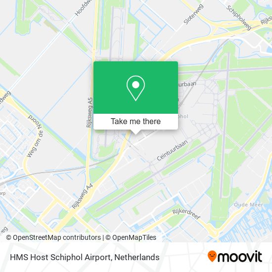 HMS Host Schiphol Airport Karte