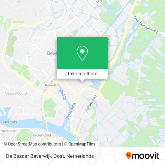 De Bazaar Beverwijk-Oost map