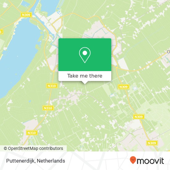 Puttenerdijk map