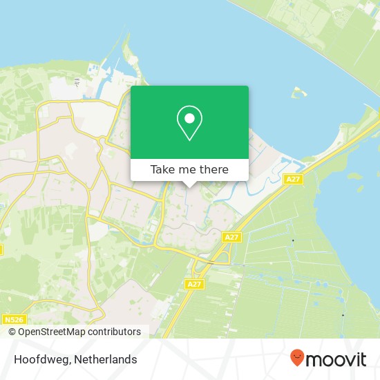 Hoofdweg map