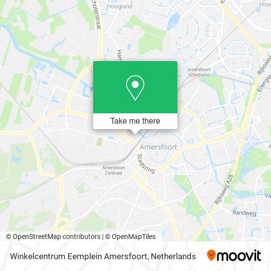 Winkelcentrum Eemplein Amersfoort map