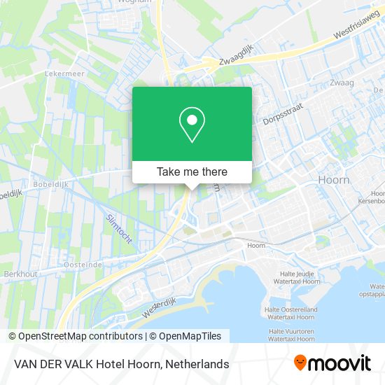 VAN DER VALK Hotel Hoorn map