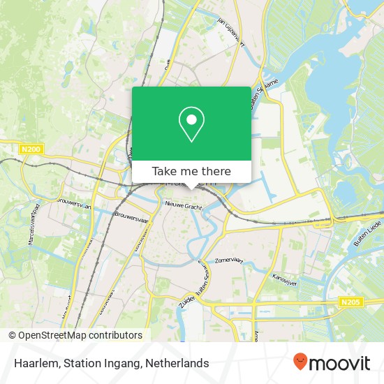 Haarlem, Station Ingang map