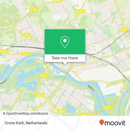 Grote Kerk map