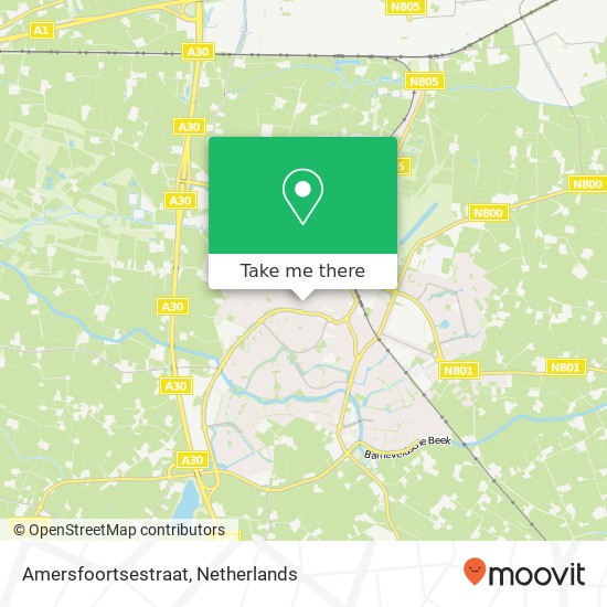 Amersfoortsestraat map