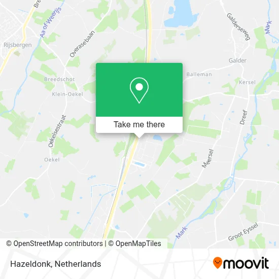 Hazeldonk map
