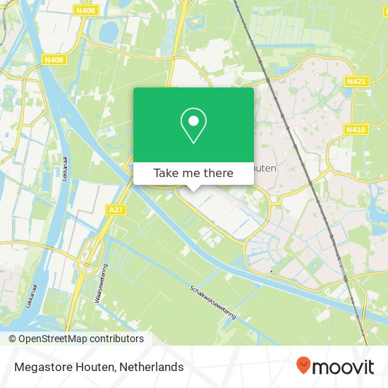 Megastore Houten map