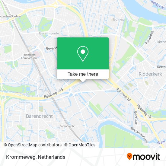 Krommeweg map