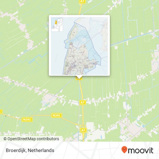 Broerdijk map