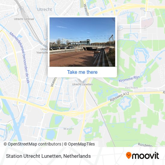 Station Utrecht Lunetten Karte